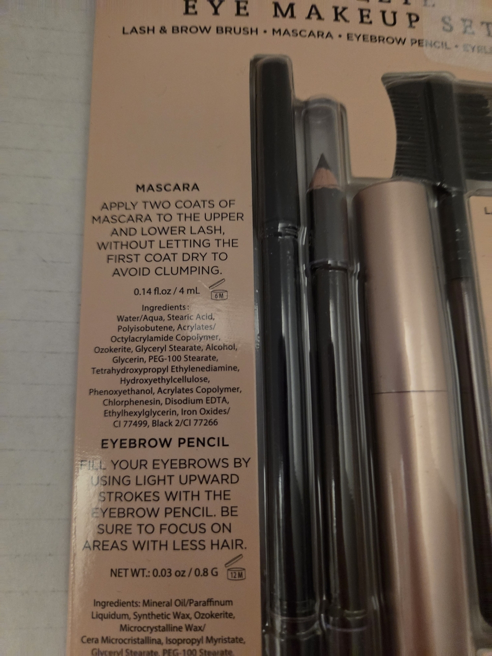 Ellen Tracy Complete Eye Makeup Set - Taupe/Black - Picture 5 of 7
